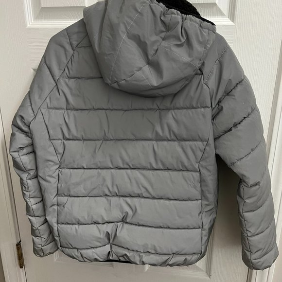 Sonneti London Kids Grey Reflective Puffer Jacket - Picture 2 of 11